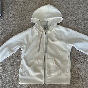 Women’s Cozy White Hoodie Jacket
